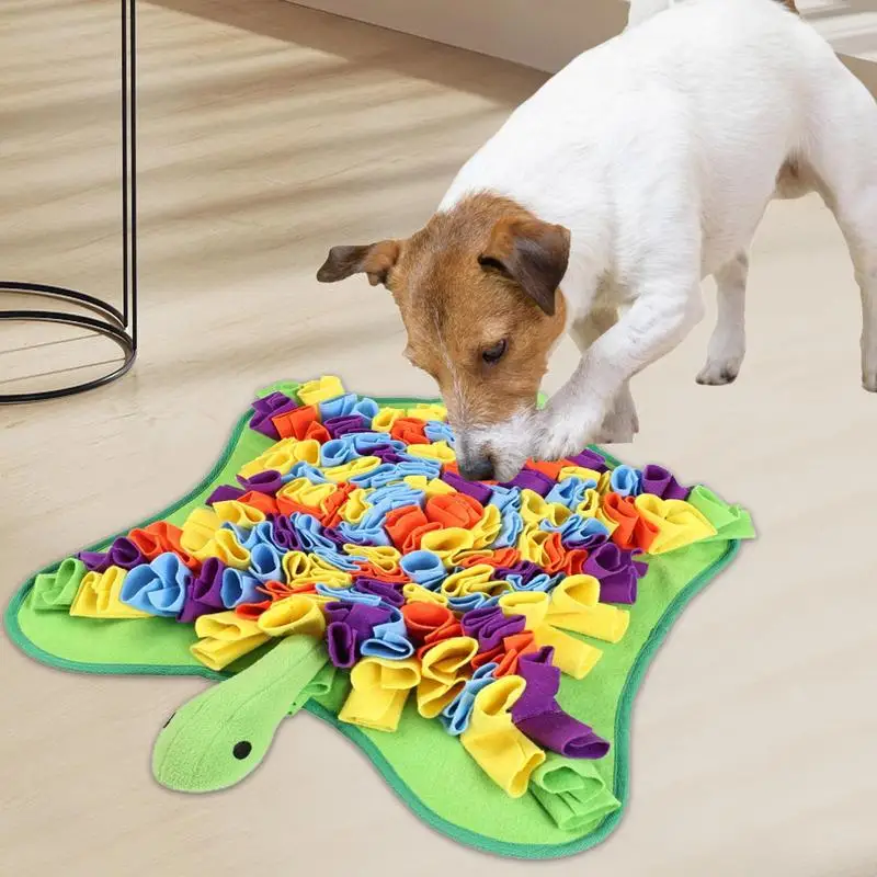 Snuffle Activity Mat Interactive Dog Foraging Mats In Turtle Shape Enrichment Toys That Encourage Natural Foraging Skills For