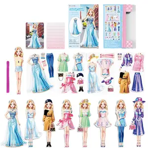 MAGNIKON Muñeca magnética de Eva la muñeca, muñecos magnéticos para vestir, muñecos magnéticos, juguetes para viajar, libro de vestir, juego magnético con 46 imanes MAGNIKON Muñeca magnética de Eva la muñeca, muñecos magnéticos para vestir, muñecos magnéticos, juguetes para viajar, libro de vestir, juego magnético con 46 imanes