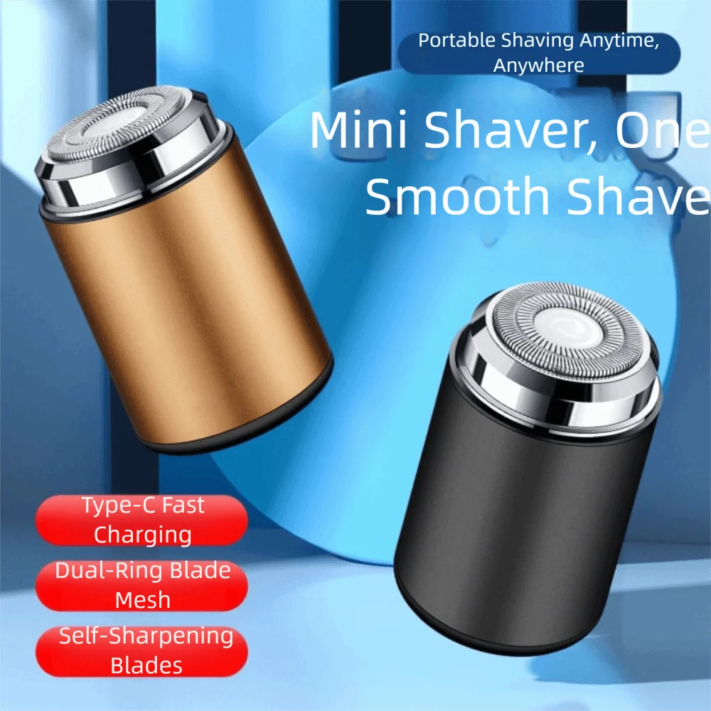 IPX6 Waterproof Electric Shaver Powerful Motor Cordless Design Electric beard grooming Rechargeable Battery Facial Cleansing