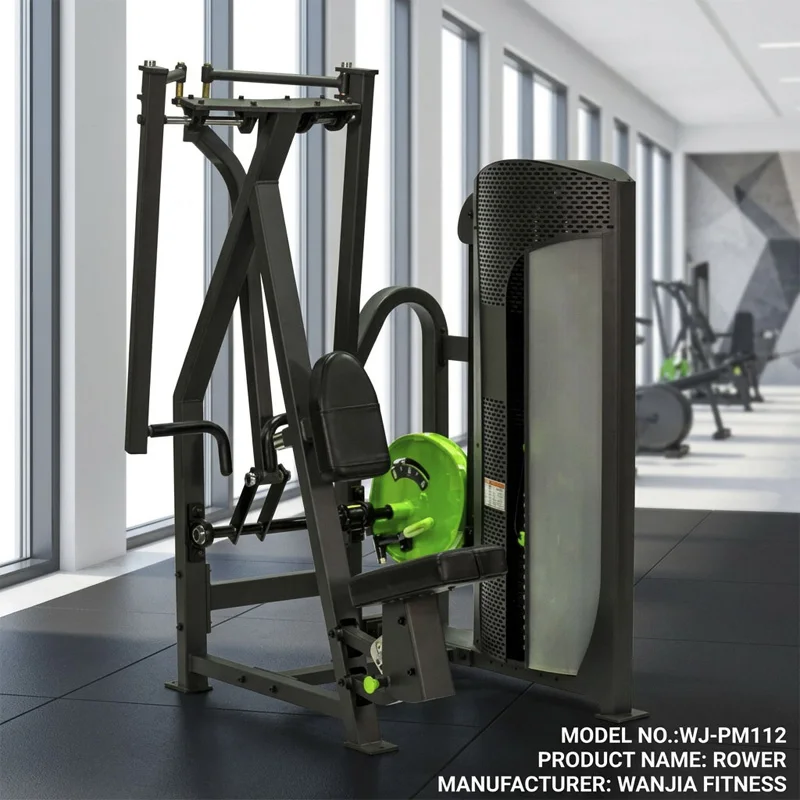 Strength Training Zone Upgrade Selectorized Seated Row Machine Commercial Fitness Equipment Gym Machine for Chain Gym Expansion