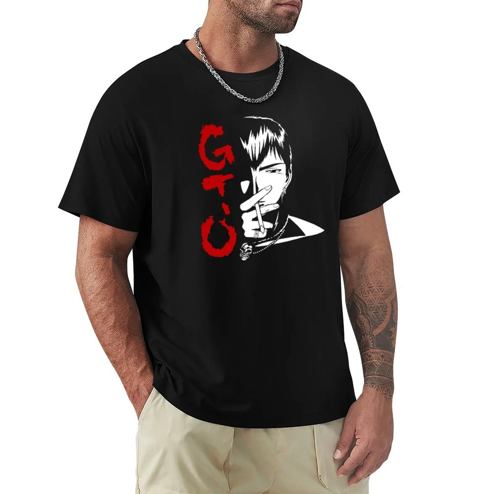 <GTO> Onizuka T-Shirt Christmas Casual Tee Shirt