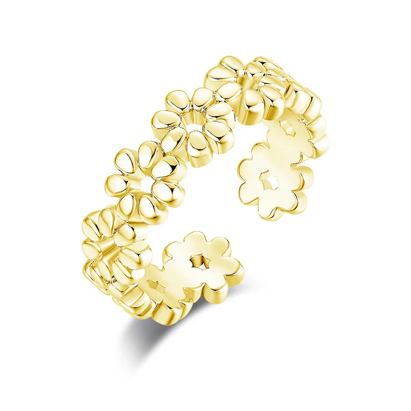 Women's Gold Plated Zircon Toe Ring, Luxury Summer Accessory