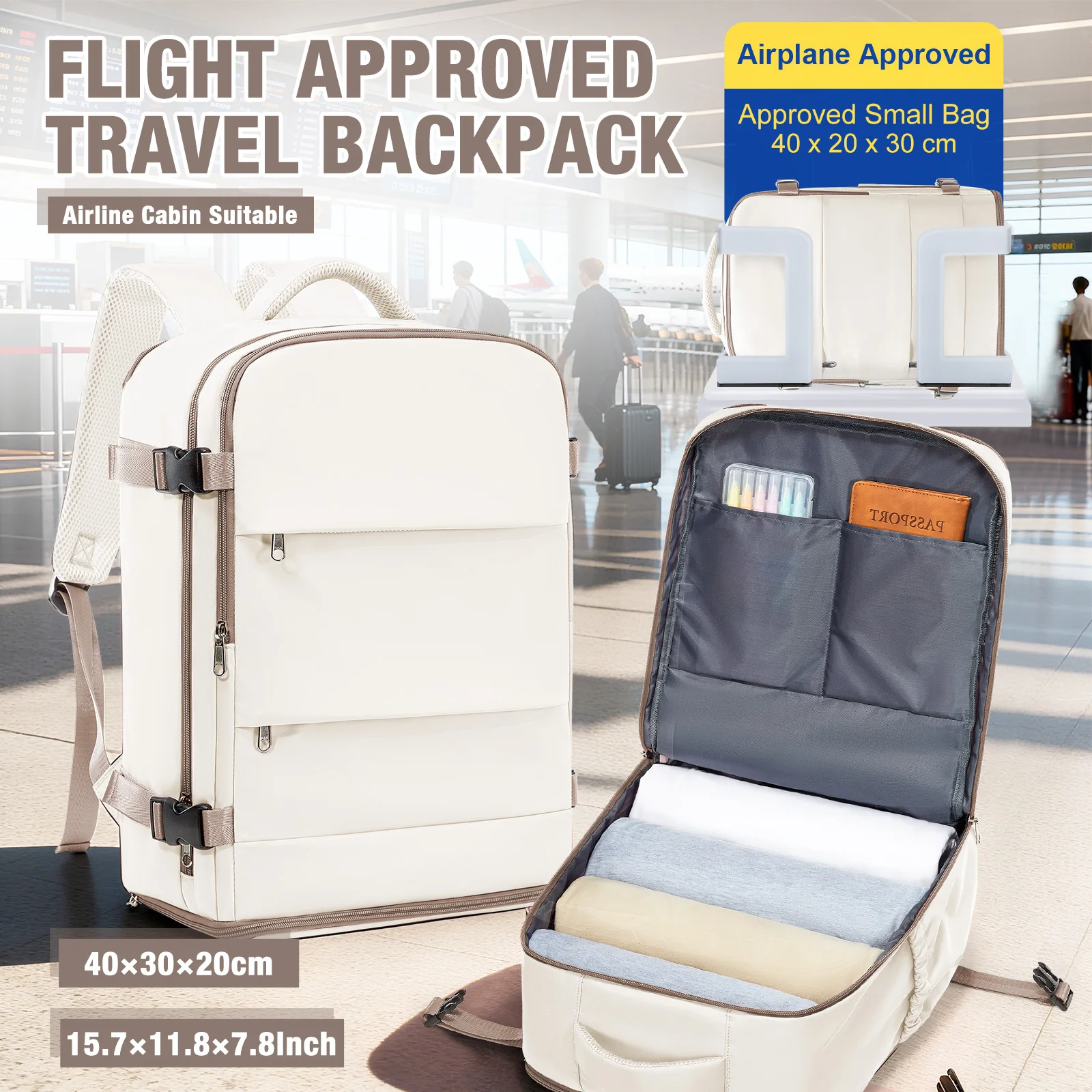 Likros Travel Backpack 40x20x25 cm 6