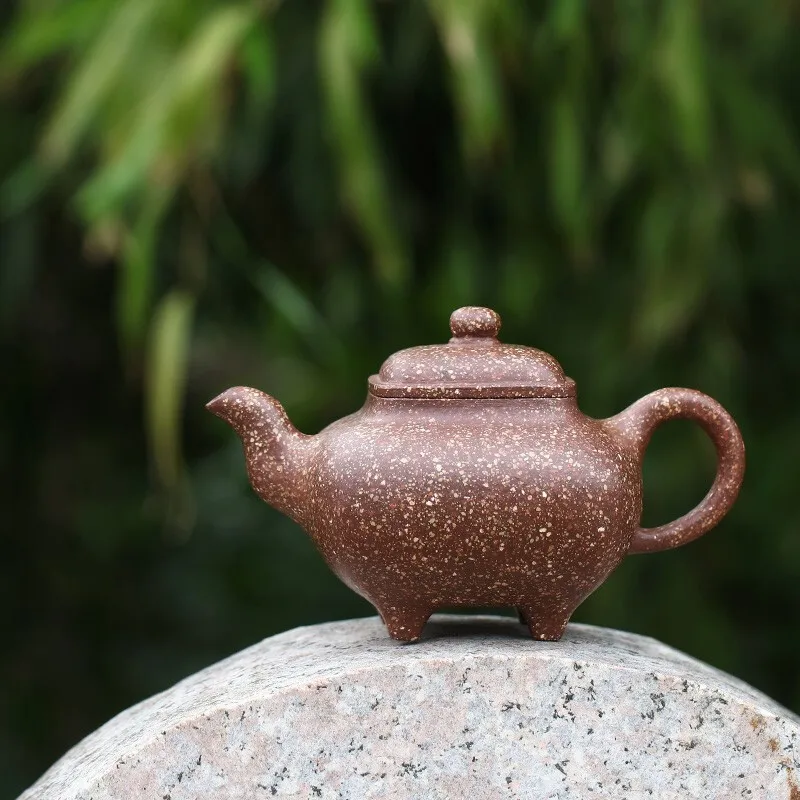 

Zanghutianxia Yixing Purple Clay Pot Handmade Teapot 20 Mesh Co-Raw Ore Dragon Blood Sand Kung Fu Tea Set Legend Lu Pot Stove