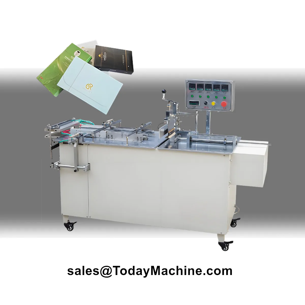 자동 박스 포장 포장 셀로판 필름 포장 기계