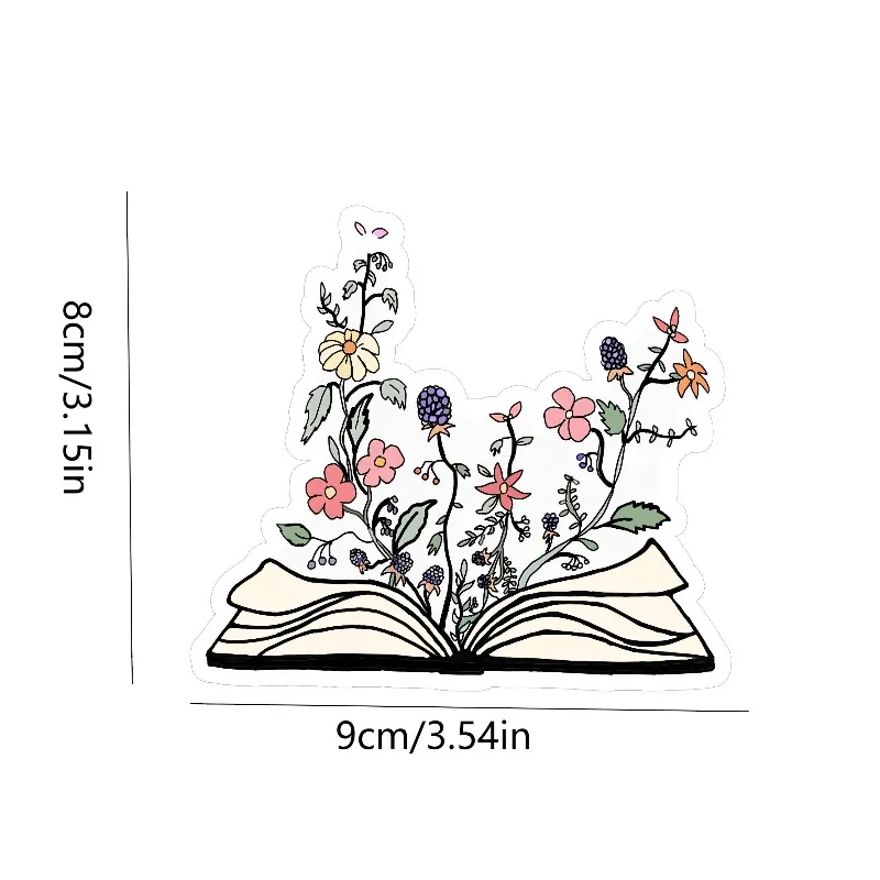 Car Air Freshener Book Lover Floral Open Book Hanging Fragrance Ornament Artistic Car Rearview Mirror Decor Novelty Scent Gift