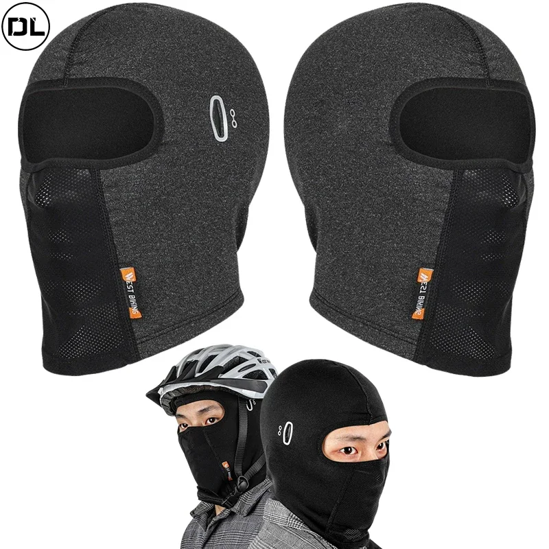 Gorro con bufanda para ciclismo y motocicleta, gorro cálido para invierno, pasamontañas a prueba de viento, cubierta para todo el rostro, forro para casco de motocicleta y bicicleta de montaña