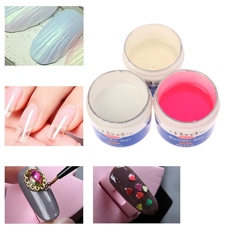 PerfecExtension-Verhéritage à Ongles Gel UV LED, Tout pour Manucure, Semi Continu, Soak Off, Nail Art, Design de Construction, 56g