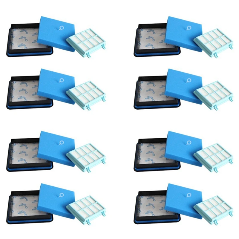 

X17A 2025 НОВЫЙ комплект из 8 фильтров для пылесосов Powerpro Compact FC9331 FC9332 FC8010