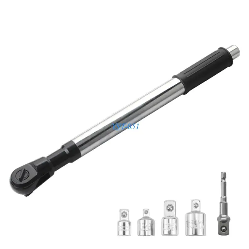 E15A 1/2 Offset Extension Wrench, Impact Ratchet Extender Tool for Electric Drill