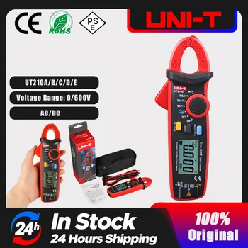 UNI-T UT210E Mini Digital AC DC Stromzange Spannung Voltmeter 100A Amperemeter Zange Elektrischer Frequenzprüfer
