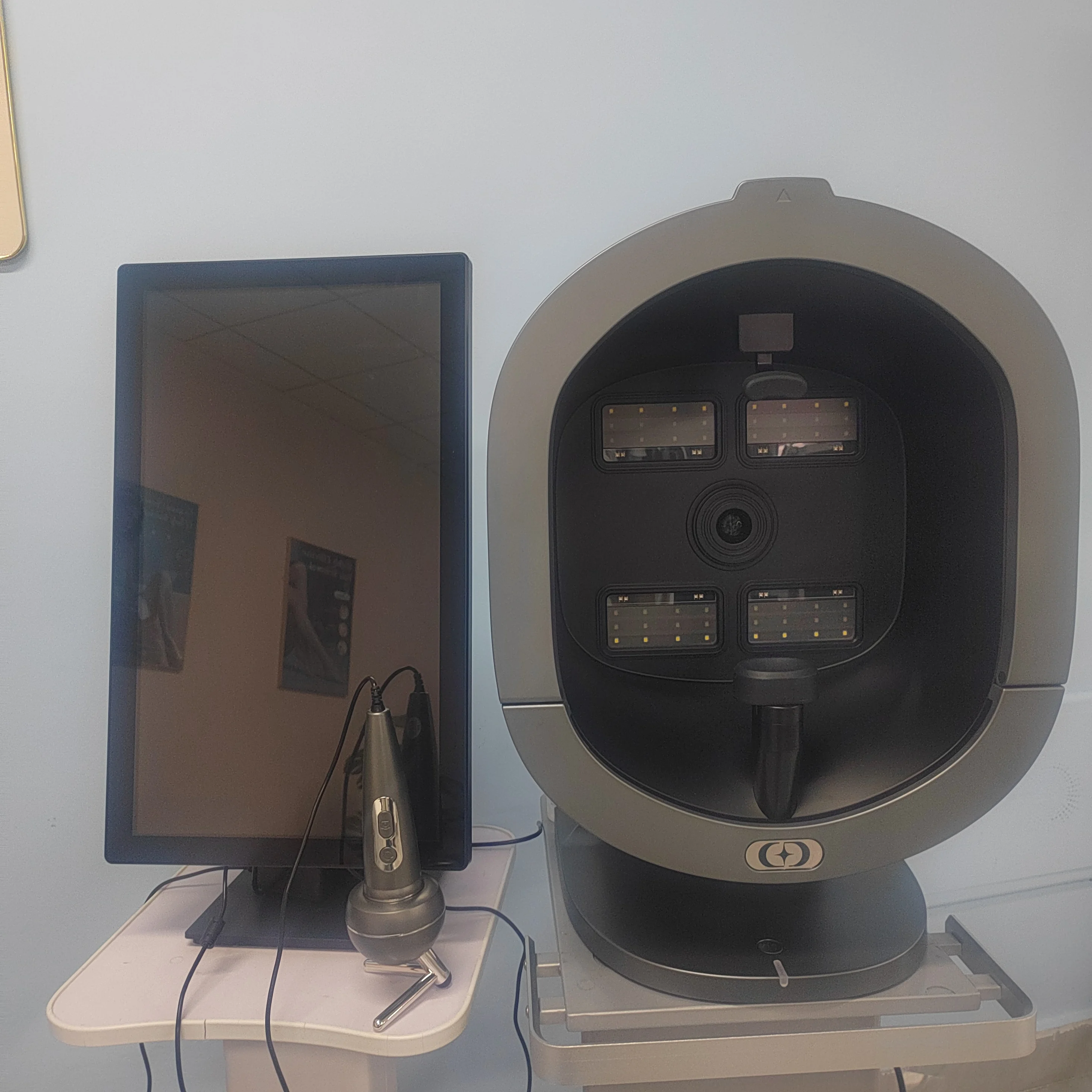 AI محلل كشف رطوبة الجلد ثلاثية الأبعاد نظام تشخيص الجلد 36 مليون بكسل آلة تحليل الوجه X5 صالون استخدام جهاز CE #2