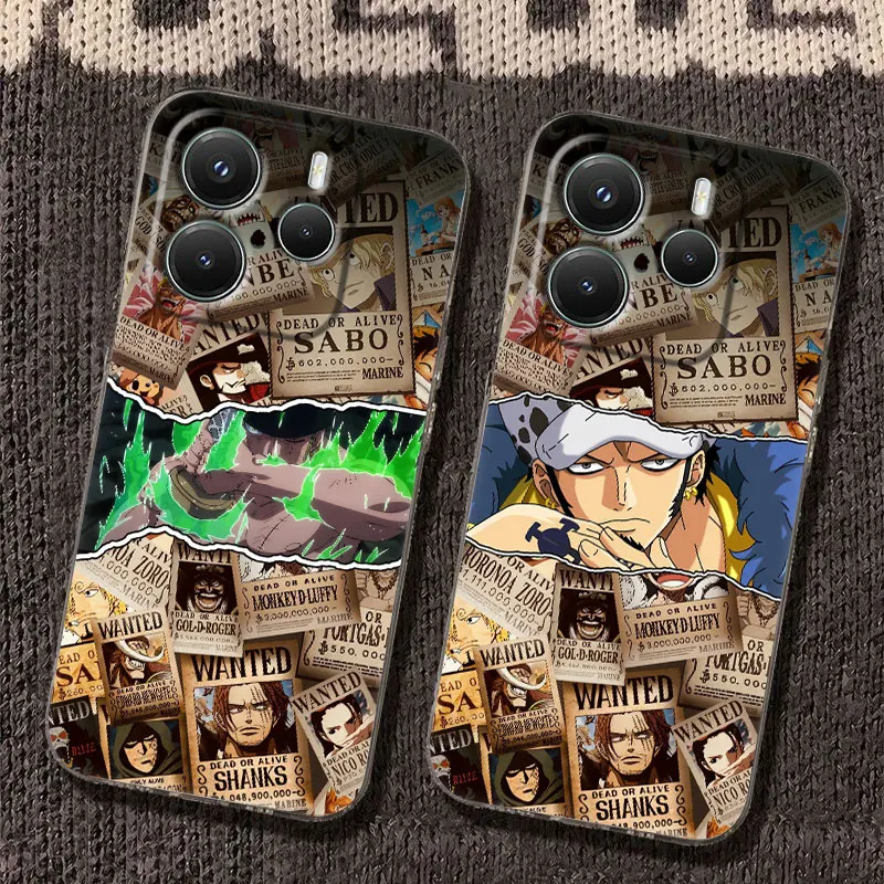 

Ones Pieces Hot Comics Case For Xiaomi Redmi Note 15 14 13 12 11 10 Pro Plus 5G Cover For Redmi 15C 15 14C 13C Clear Phone Cases