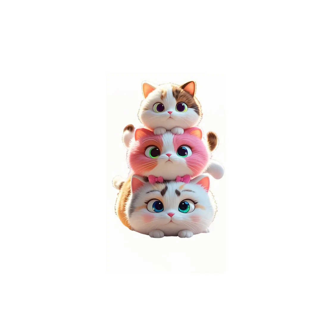 Acrylic Phone Dust Plug Colorful Cute Cartoon Dust Plug Cat Phone Dust Plug High-Quality For Everyday Use Samsung Mobile Device