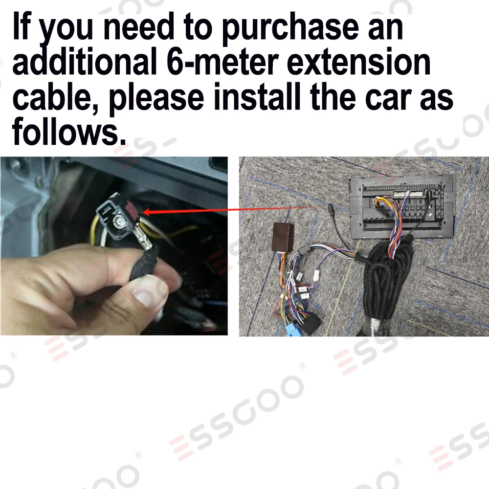 ESSGOO Android 15 9 Zoll IPS Touchscreen Display Apple CarPlay Android Auto Autoradio GPS Navigation USB Spiegel Link Lenkradfernbedienung WIFI Bluetooth FM ASP Geteilter Bildschirm Für BMW 5er E39 X5 E53 7er – Detail 5