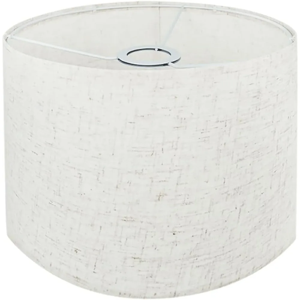 

drum lamp shade detachable lampshades fabric light shades 7.5"x8.5"x2" inches assembly required