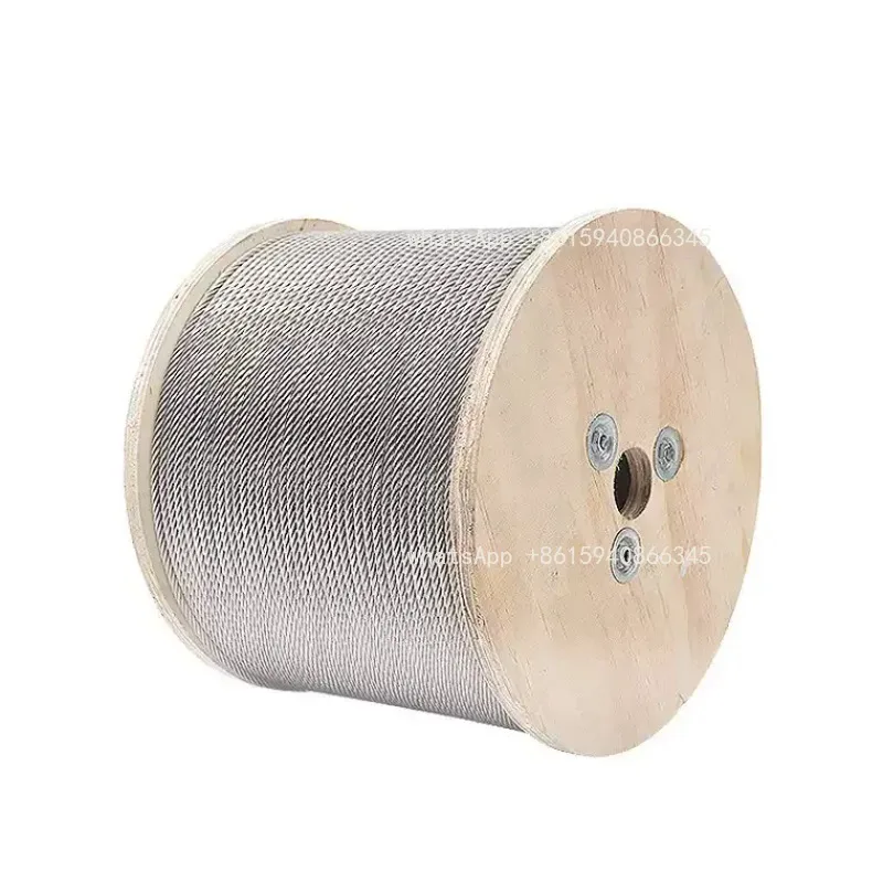 Steel Cable 7x7 Steel Wire Rope 500FT Cable Railing Transport Wire Rope Cable for Railing Decking DIY