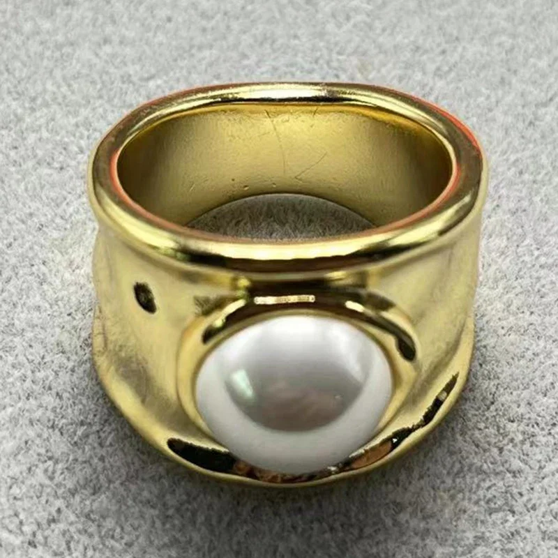 Bague en pierres précieuses au design simple européen et américain pour femme, bague exquise, bijoux de vacances romantiques, sac cadeau avec sac, UNamygdale 50, 2023