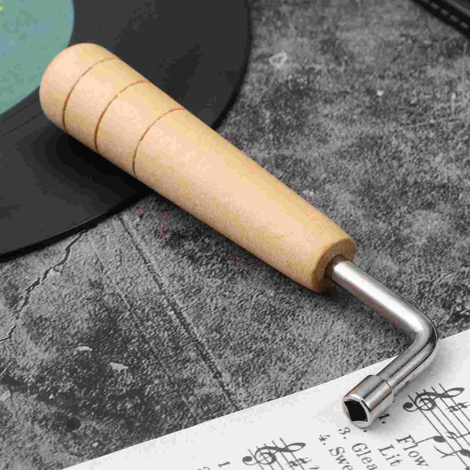 Hand Arpa Lyre Harp Tuning Lap Steel Guitar Classic String Instrument Piano Tuner Spanner Wooden Handle Adjustment Tool Inner