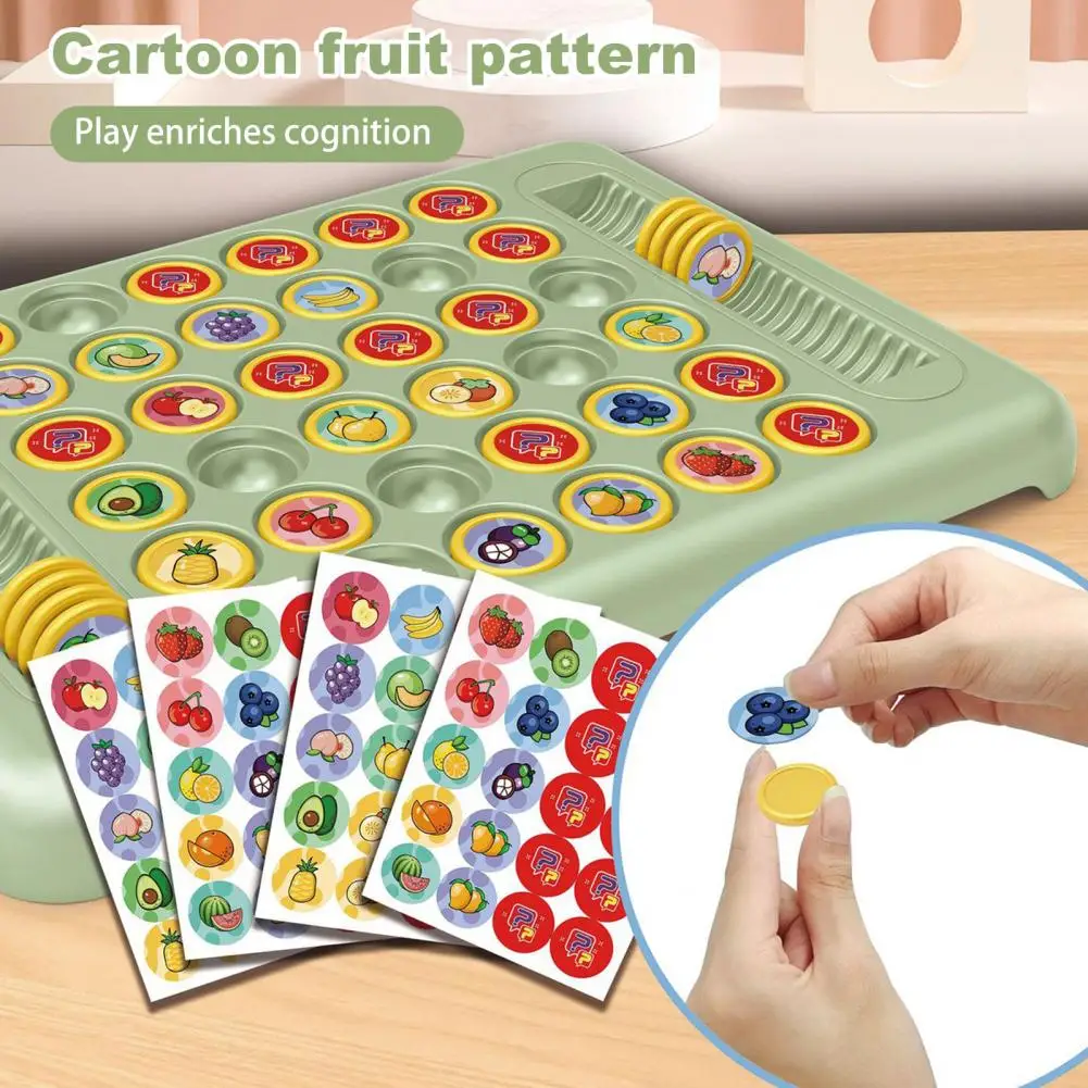 Kids Memory Chess Game Memory Matching Game Educational Memory Challenge Toy for Toddlers Reversi Chess Memories Challenge Toy