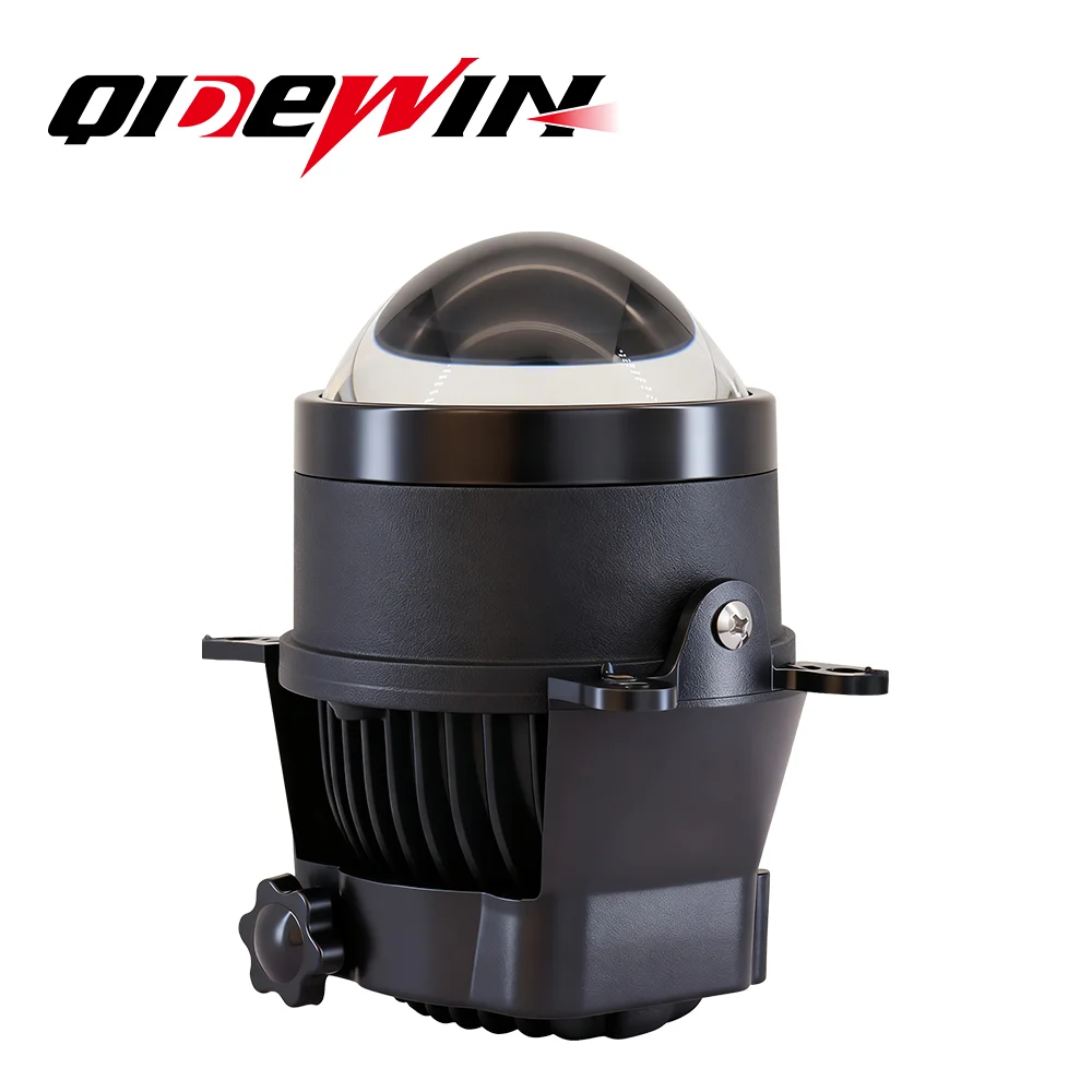 

Universal 3.0 Bi-led Fog Lights HD lens White light yellow light 12V Car LED fog Lamps Projector lens waterproof IP68