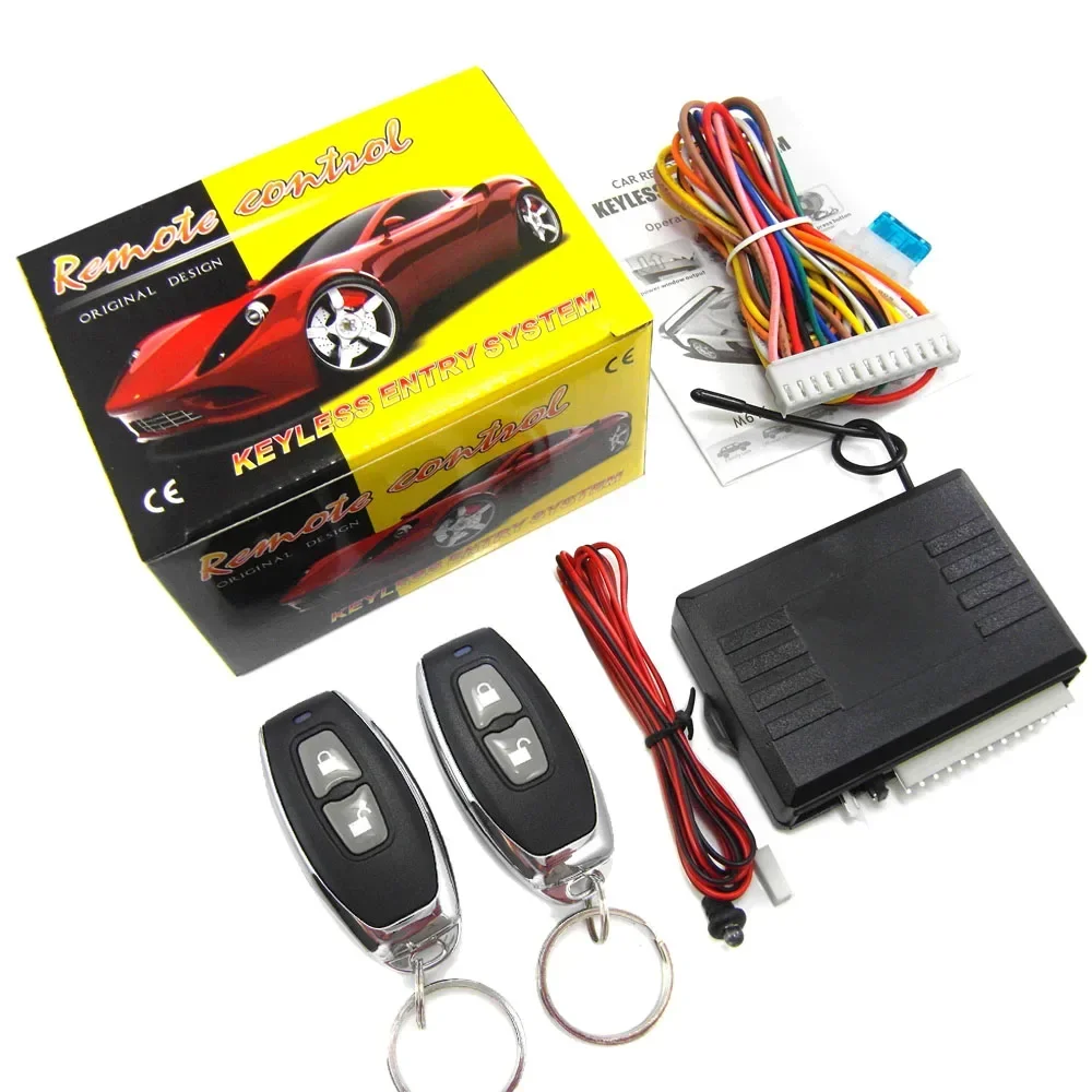 HOT Universal Keyless Entry System Car Alarm Systems Device Auto Remote Control Kit Door Lock Vehicle Central Locking And Unlock – Image 6