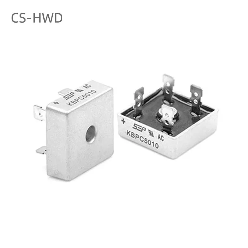 2PCS/LOTE KBPC5010 50A 1000V Diode Bridge Rectifier kbpc5010 Power Rectifier dDiode Electronica Componentes