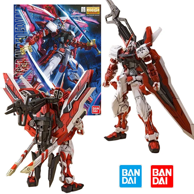 

Bandai MG 1/100 GUNDAM Astray RED FRAME Gundam Model Kit Anime Action Fighter Assembly Models Collection Toy Gifts For kids