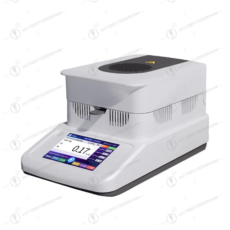 Halogen Moisture Analyzer for Food Corn Feed Plastic Pellets Sludge Solid Content Tester Portable