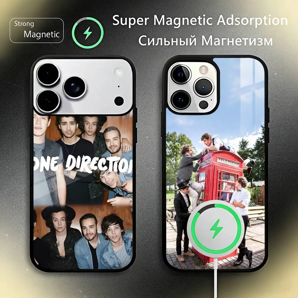 

Band O-One Direction Phone Case For iPhone17,16,15,14,13,12,11 Plus,Pro Max, New Magnetic Wireless Charging