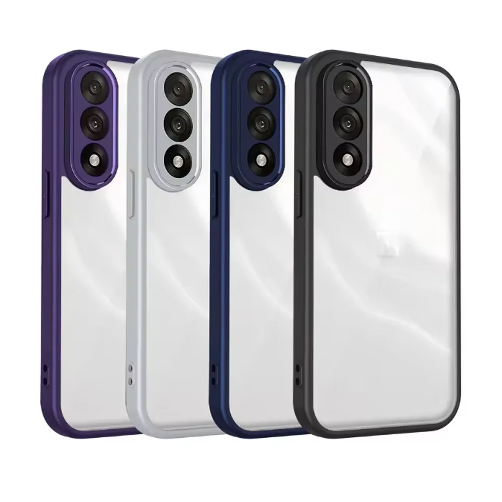 Oneplus Nord CE4 Hülle Luftpolster Stoßfeste Silikon-Bumper Klare Matte Rückseite Harte Handyhülle für Oneplus Nord CE 4