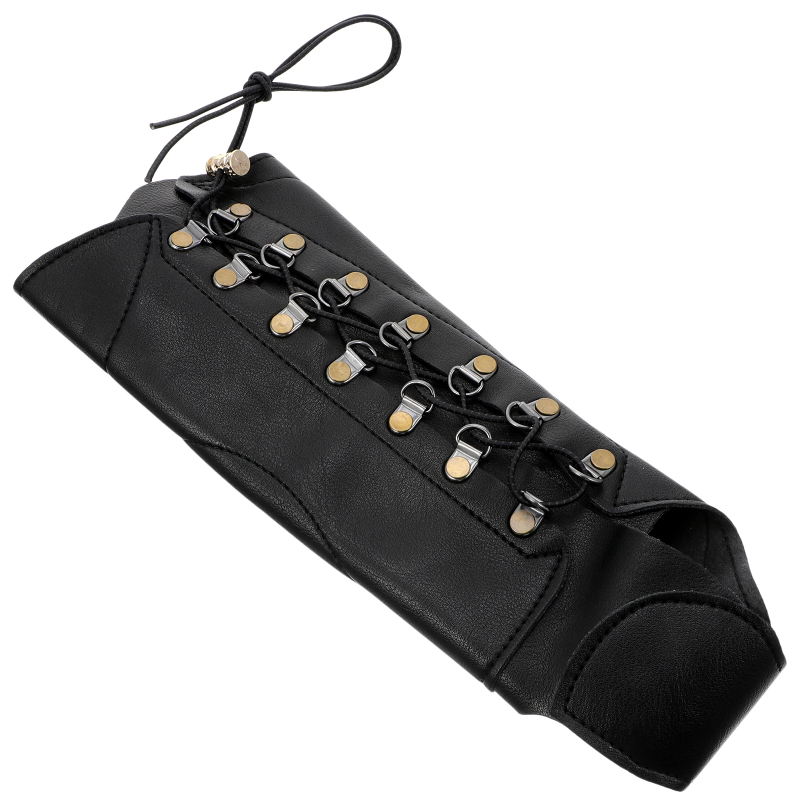 อุปกรณ์ป้องกันแขนยิงธนู ทำจากวัสดุ PU ทนทาน สำหรับผู้ที่ชื่นชอบการยิงธนู ปรับระดับได้ พร้อมตัวล็อค