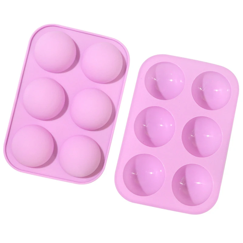 6 Small Semicircular Silicone Pudding Molds Silicone Cake Molds Handmade Soap Molds Super Q Silicone Chocolate Mold Baking Tools