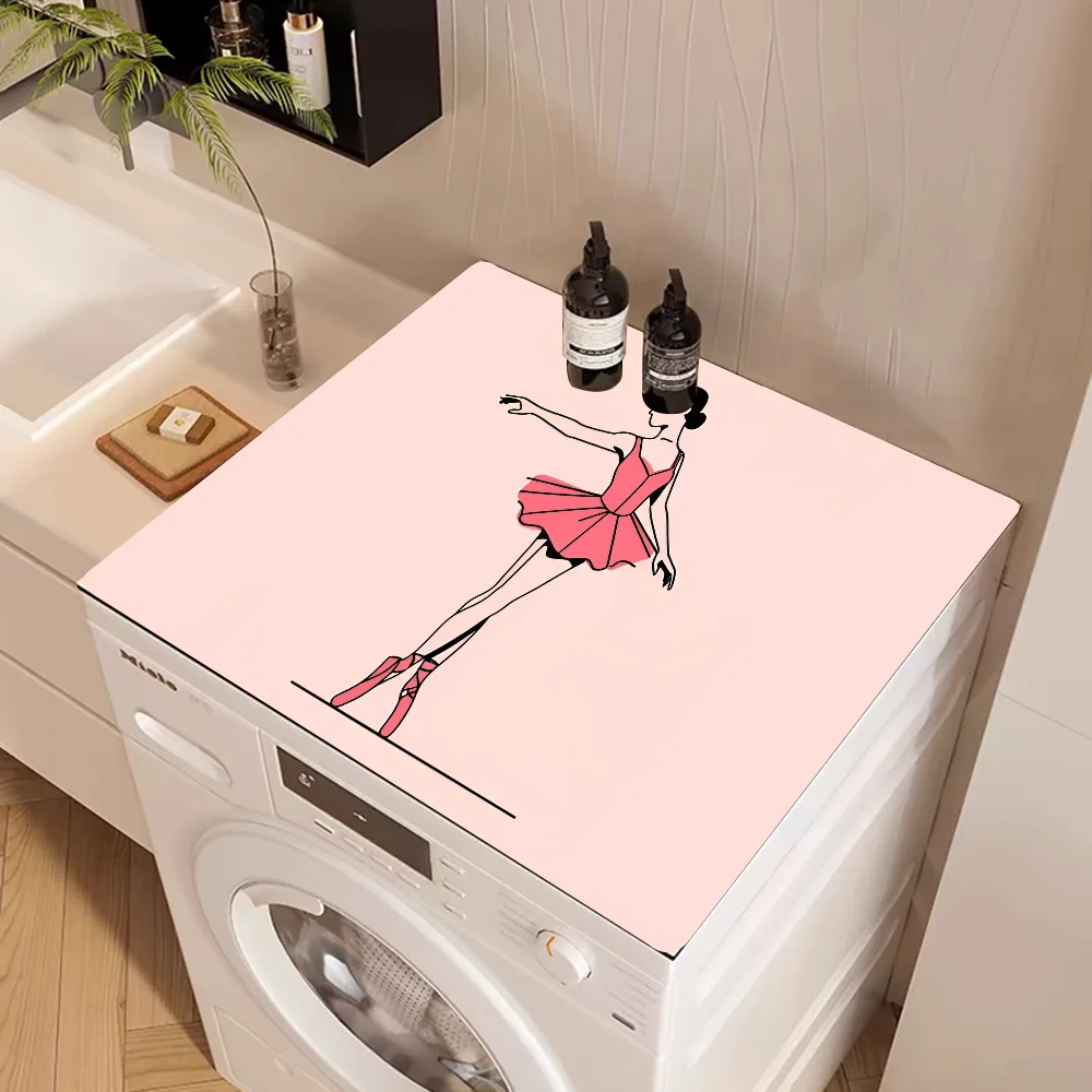 Ballet Art Quick Drying Dish Mat Printed Kitchen Non-slip Coffee Cup Pad Drain Mats Dinnerware Cup Bottle Placemat