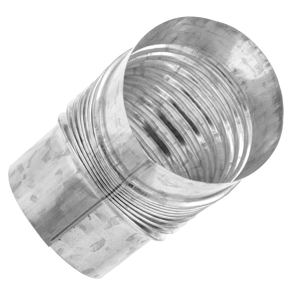 

Высокоточная оцинкованная коленчатая вентиляционная труба под углом 45 градусов, 15 см, для дымохода, воздуховода, сухой вентиляции, коннектор для вытяжки отопительных приборов и систем ОВКВ