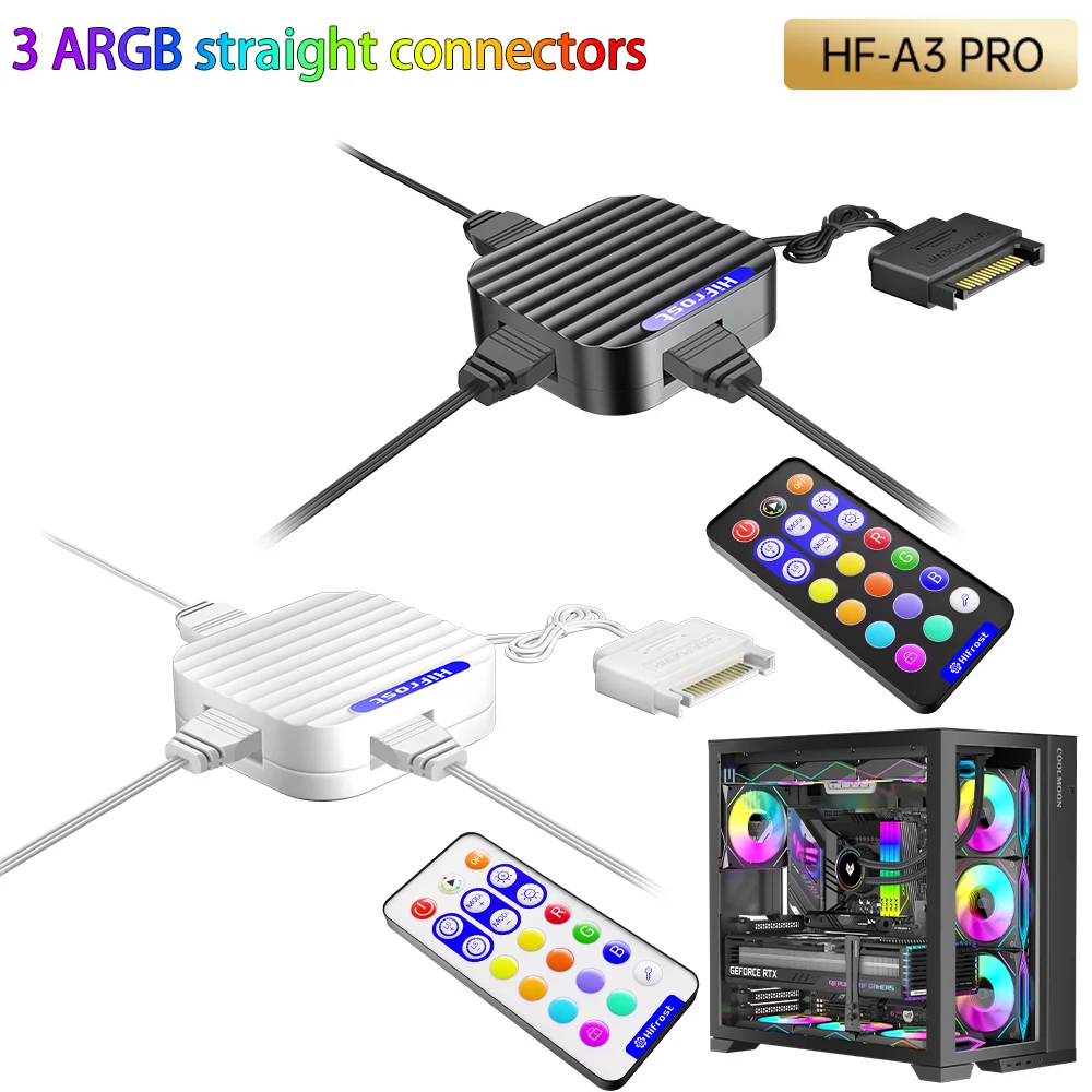 Fan Hub Rgb Controller - Kabel Ekstensi Antarmuka Mini ARGB 5V
