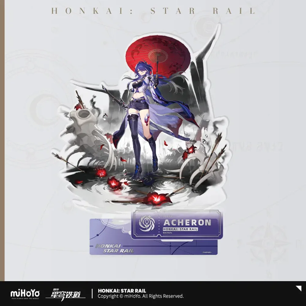 Honkai-Star Rail Anime e Jogo Série Periférica de Placas Acrílicas, Licenciada Oficial, DIY Ornamentos Criativos, Presentes do Dia das Bruxas