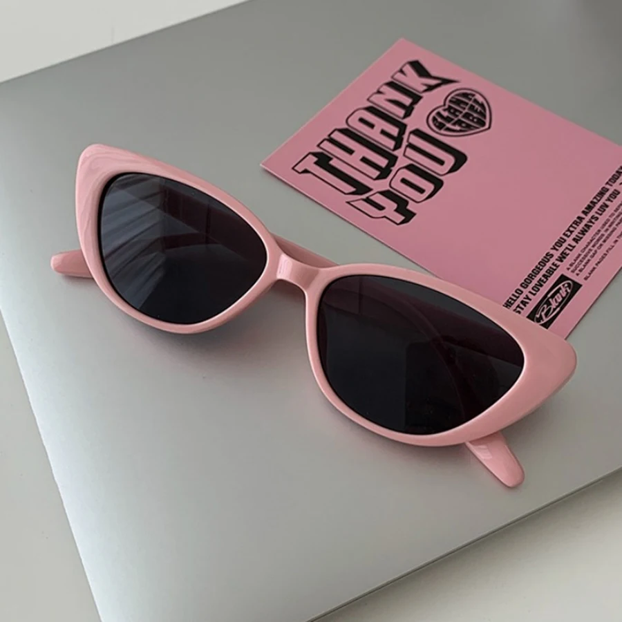 

New Pink Women Cat Eye Sunglasses Retro Premium Sun Glasses Men Sun Protection Fashion Eyewear Luxury Brand Design Uv400