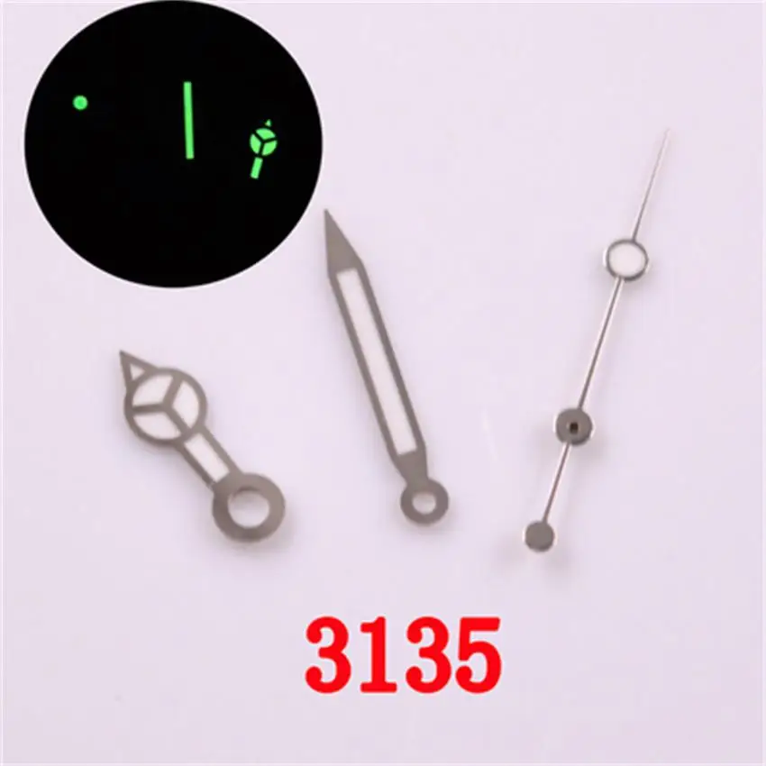 Suitable For 3135 Movement  Watch Needle Hour Minute  Second Pointer Clock Accessories 116655 Series Repair Parts