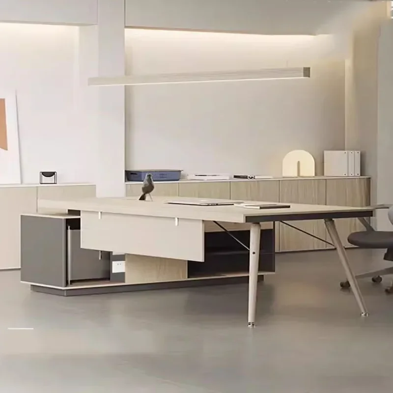 

Reception Corner White Desk Study Vanity Meeting Desktop Office Table Conference Escritorio Oficina Office Desk Table Furniture