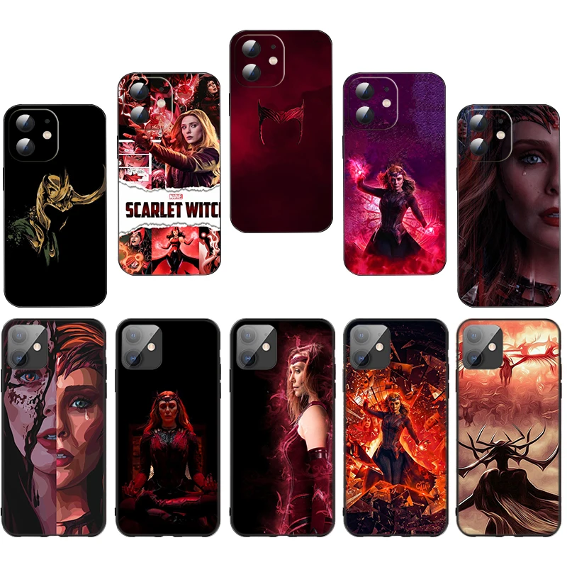 A50 Marvel Scarlet Witch Soft Silicone Case for Samsung Galaxy A5 2017 A6 A7 A8 PLUS 2018 A9  M20 M30 M30S M31 M51  Caver