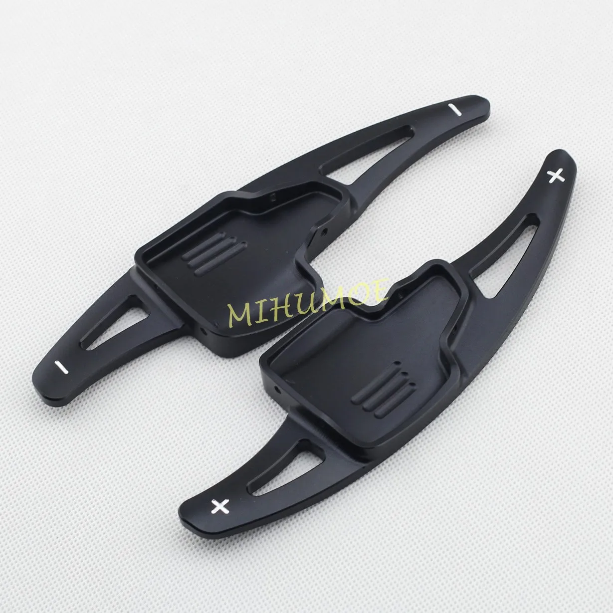 Aluminum Steering Wheel Shift Paddle Shifter Extension For Ford Kuga Escape Focus EcoSport Accessories Black view 3