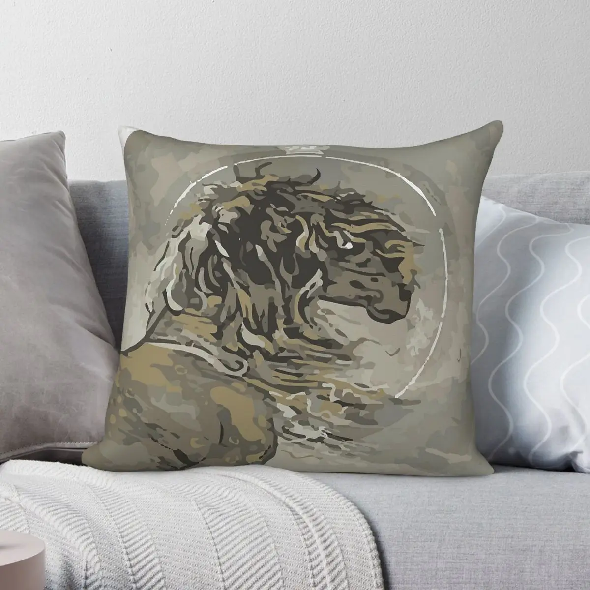Noble Trevelyan Tarot Card Square Pillowcase Polyester Linen Velvet Creative Zip Decorative Throw Pillow Case Home Cover 45x45
