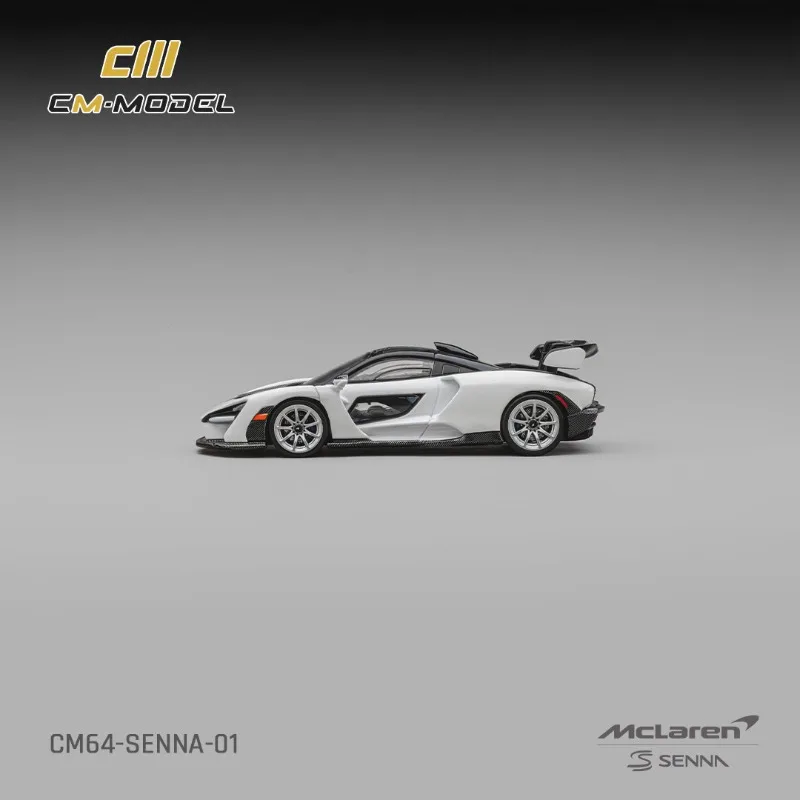 CM 1:64 McLaren Senna, die cast alloy car model, male gift, adult collectible ornament, holiday creative gift.
