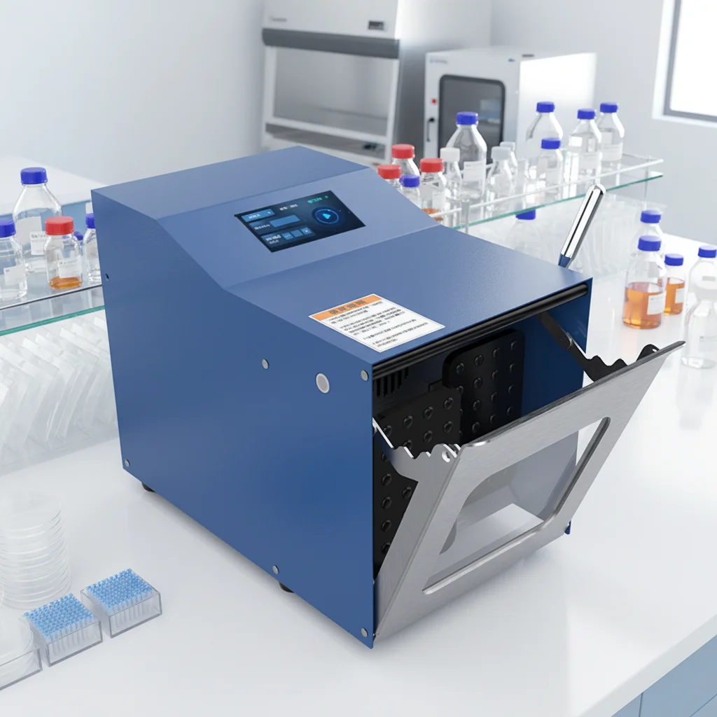 Laboratory Sterile Paddle Mixer Food Safety Testing Microbial Sample Preparation Blender Equipment