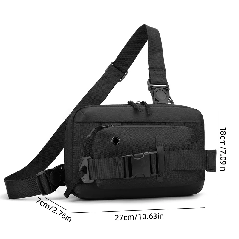 Men's Chest Bag Multifunctional Crossbody Bags Sports Tide Single Shoulder Slanting Cross Pack Leisure Travel Sport Handbags