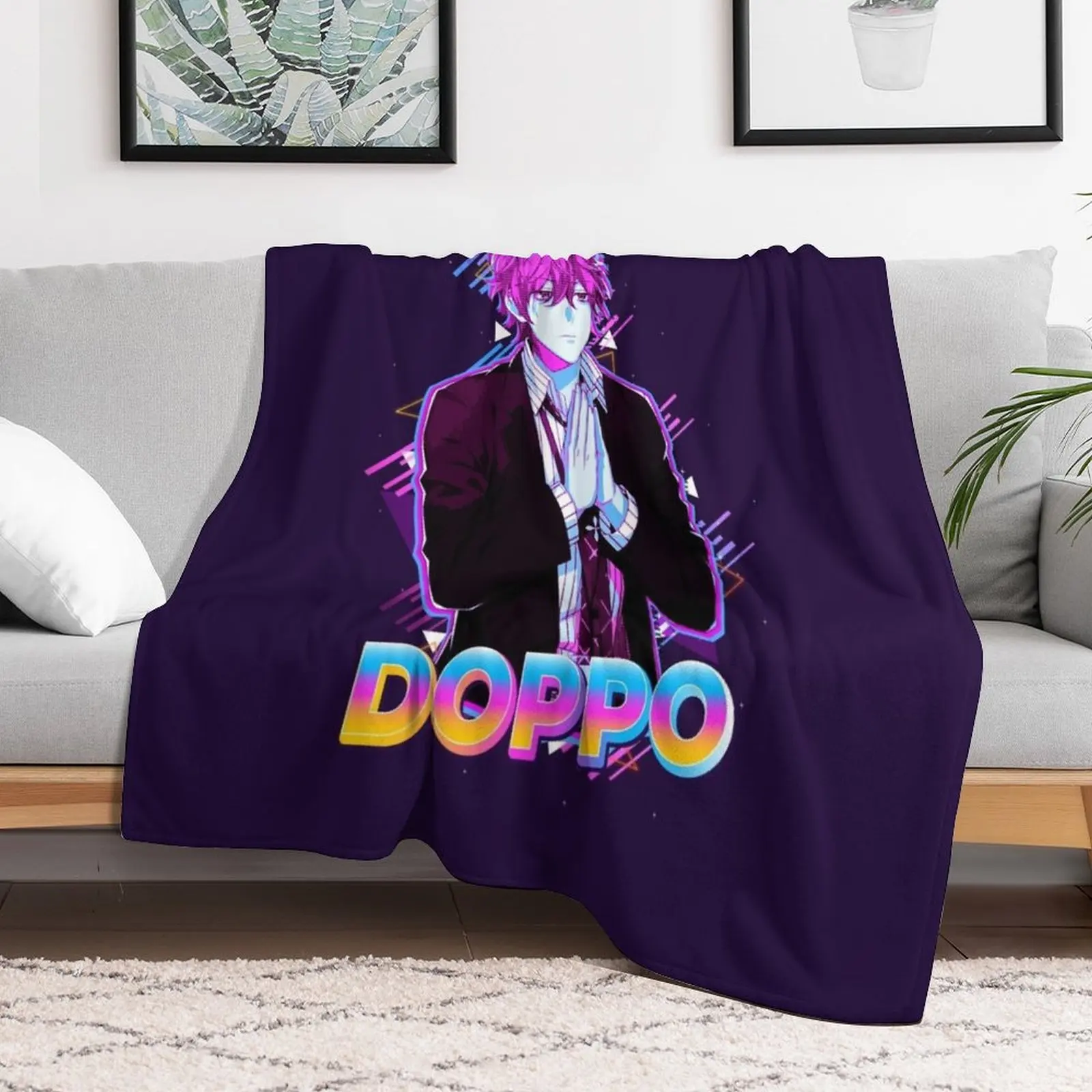 Doppo Kannonzaka Hypnosis Mic Throw Blanket For Baby Plaid Blankets