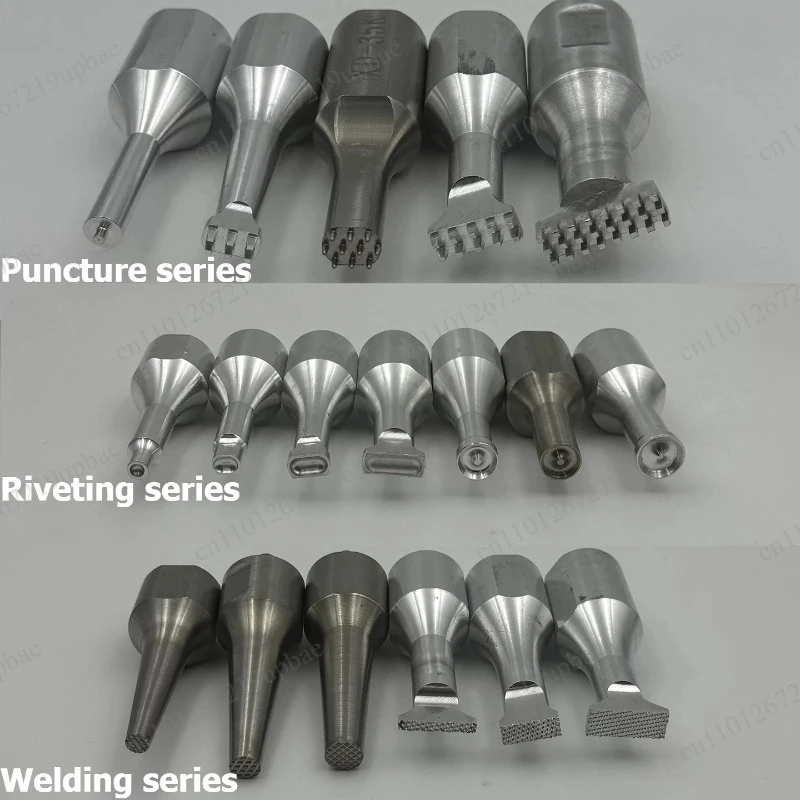 35KHz Aluminum Alloy Ultrasonic Welding Die Head Spot Welding Nozzle for Puncture Cutting & Leveling