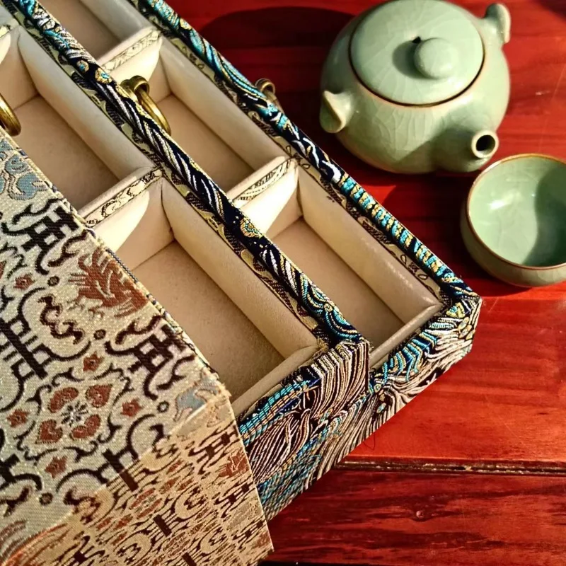 الراقية صندوق عرض المجوهرات، صناديق تخزين المجوهرات، حافظات منظم حلية كلاسيكية، حافظة عرض سوار متعددة الطبقات #4