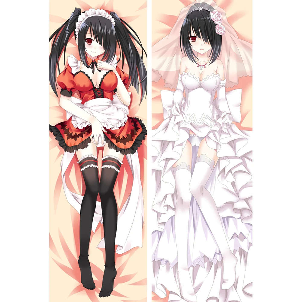 

Tokisaki Kurumi DATE A LIFE Anime Throw Cushion Cover Pillow Case Hing Body Prop